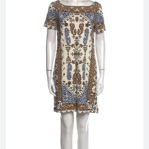 Tory Burch Moroccan printed Boho mini dress